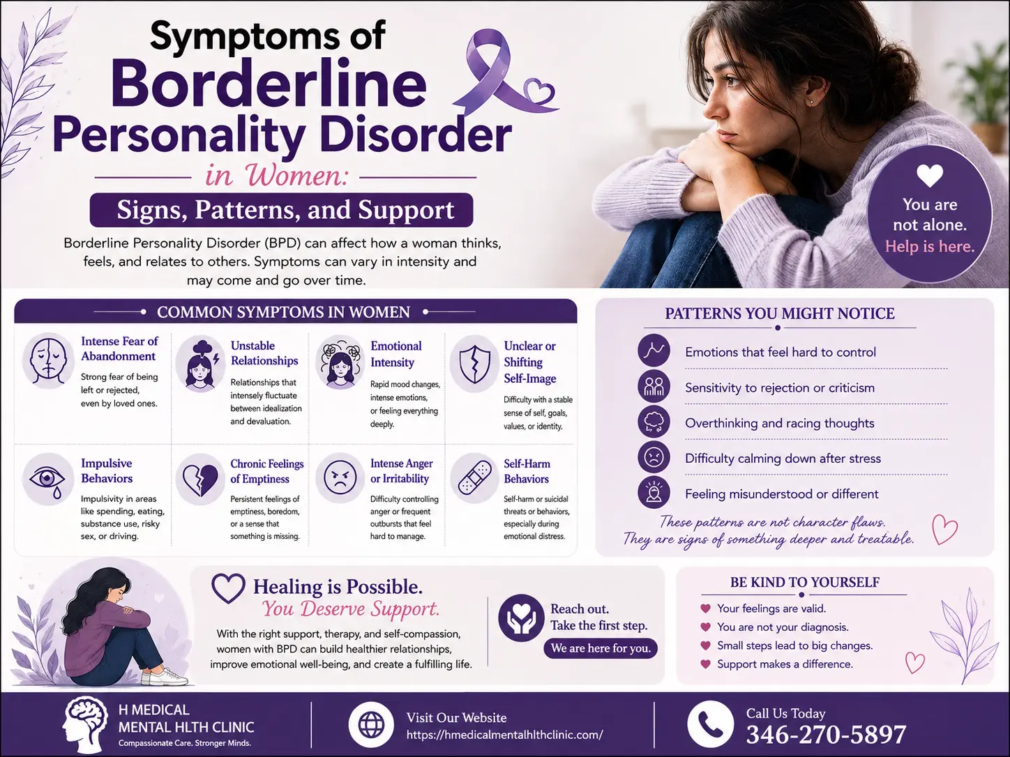 Symptoms of Borderline Personality Disorder in Women Signs, Patterns, and Support Symptoms of Borderline Personality Disorder in Women Signs, Patterns, and Support